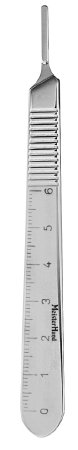 Scalpel Handle MeisterHand® Extra Fine Stainless Steel Size 3 by Integra York PA, Inc. (Miltex)  ID MH4-7